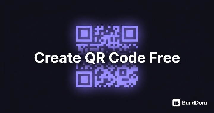 Generate QR codes free for URL, WiFi, email, phone and text. No signup needed. Download PNG or SVG instantly. Try BuildDora free QR code maker now!