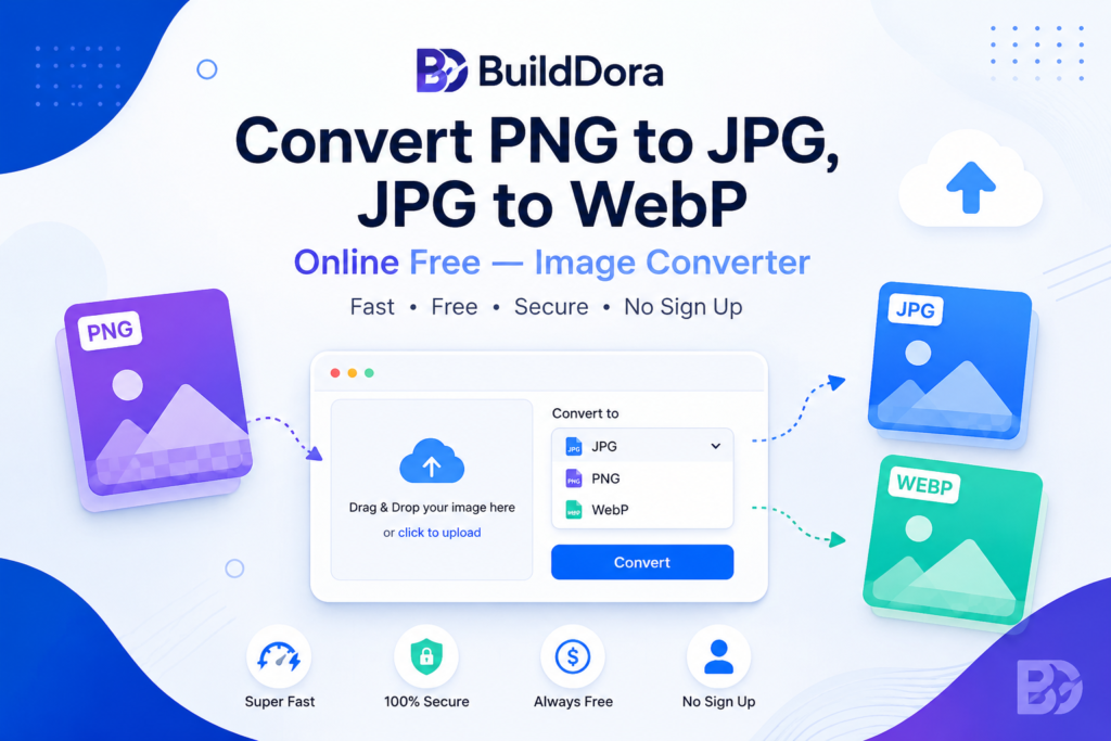 Convert PNG to JPG, JPG to WebP Online Free — Image Converter